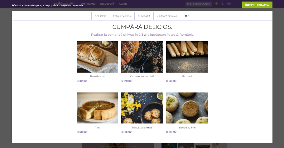Rolul Strikingly în marketingul de conținut pe rețelele sociale - capacități e-commerce Rolul Strikingly în marketingul de conținut pe rețelele sociale - capacități e-commerce