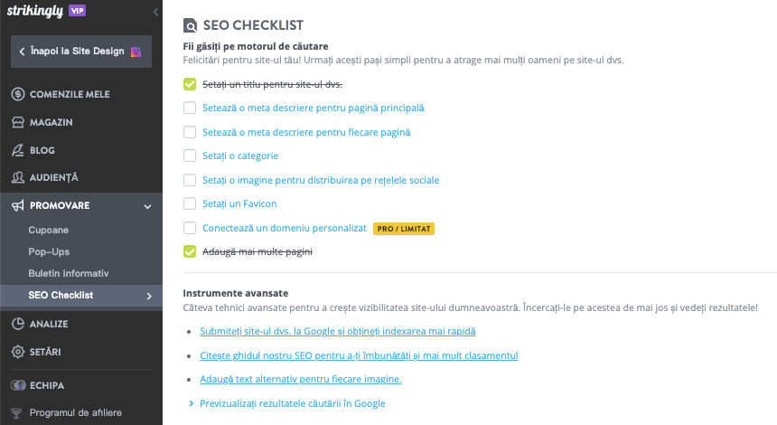 Conștientizarea mărcii - Integrarea instrumentelor SEO Strikingly pentru o vizibilitate îmbunătățită Conștientizarea mărcii - Integrarea instrumentelor SEO Strikingly pentru o vizibilitate îmbunătățită