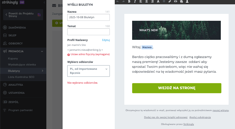 Jak zwiększyć ruch na stronie internetowej dzięki Strikingly – marketing e-mailowy Jak zwiększyć ruch na stronie internetowej dzięki Strikingly – marketing e-mailowy