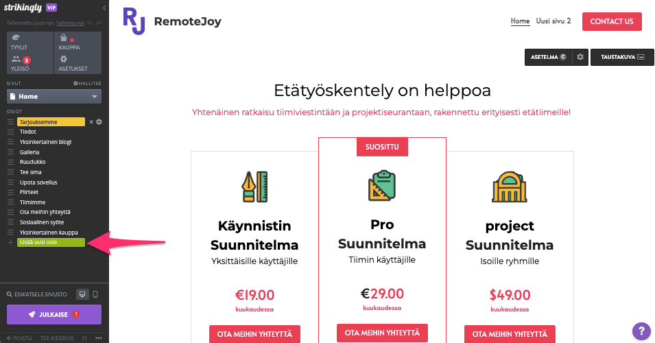 Kuinka lisäät tehtävänkuvauksen yritykselle silmiinpistävästi - Valitse osio Kuinka lisäät tehtävänkuvauksen yritykselle silmiinpistävästi - Valitse osio