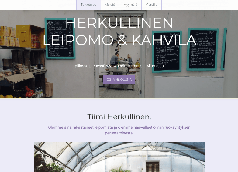 Minimalistinen pienyrityksen verkkosivusuunnittelumalli Minimalistinen pienyrityksen verkkosivusuunnittelumalli