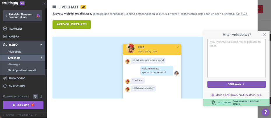 Kuinka Strikingly voi auttaa tukkukauppaa kasvamaan - Asiakastuki Kuinka Strikingly voi auttaa tukkukauppaa kasvamaan - Asiakastuki