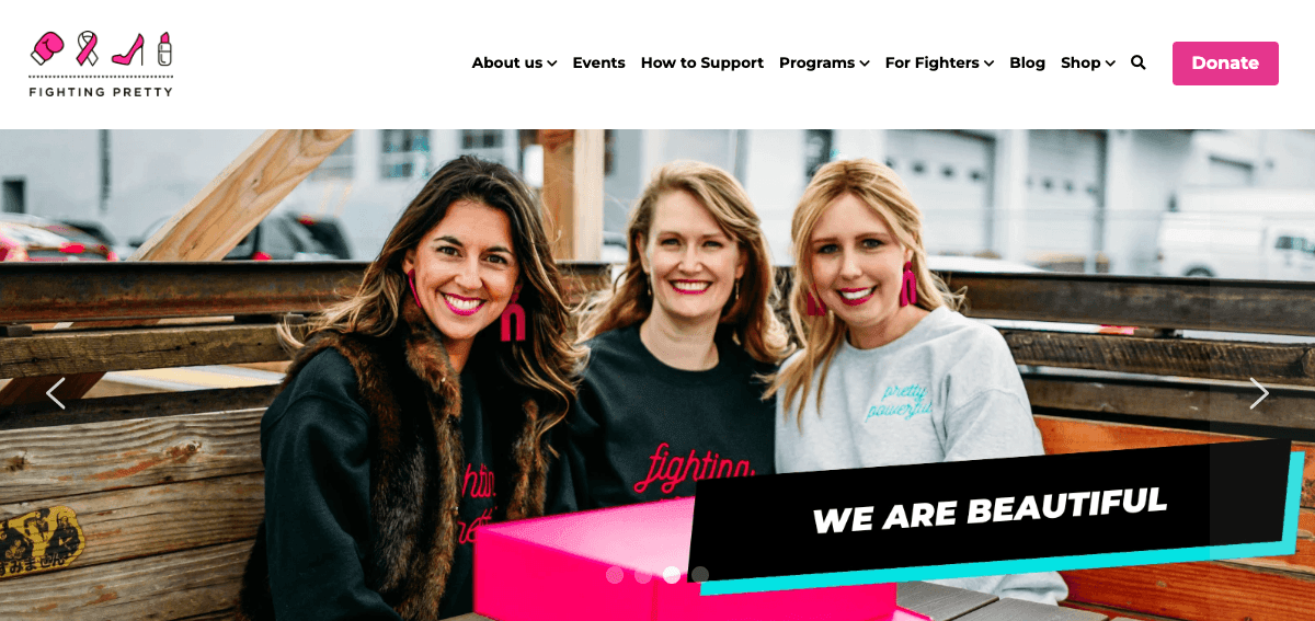 صورة مأخوذة من موقع مستخدم Strikingly - Fighting Pretty صورة مأخوذة من موقع مستخدم Strikingly - Fighting Pretty