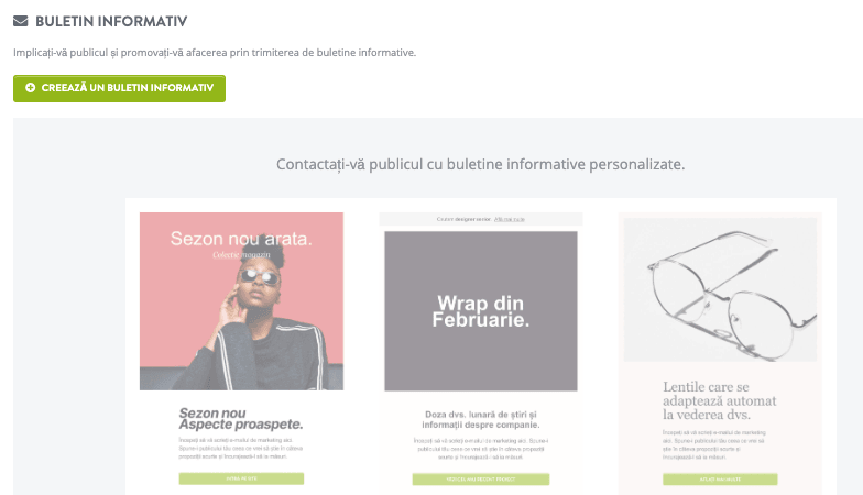Funcționalitatea newsletter-ului Strikingly Funcționalitatea newsletter-ului Strikingly