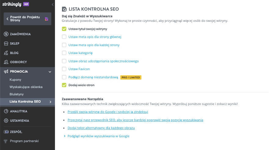 osobista strona internetowa - Wykorzystanie Strikingly - Integracja najlepszych praktyk SEO osobista strona internetowa - Wykorzystanie Strikingly - Integracja najlepszych praktyk SEO