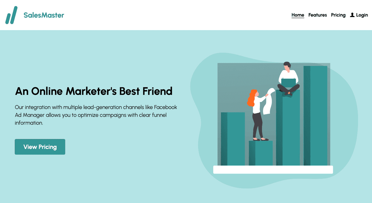 Plantilla de Sitio Web de Membresía SalesMaster Plantilla de Sitio Web de Membresía SalesMaster