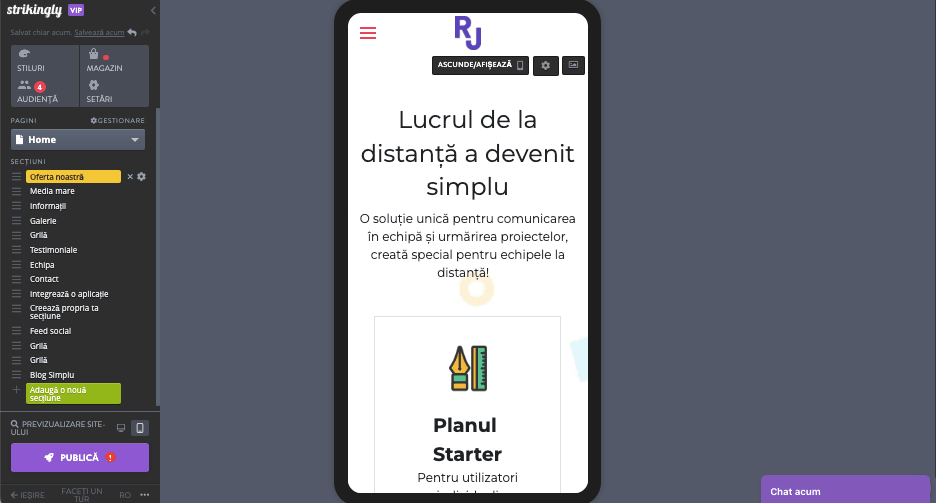 Vindeți produse cu succes cu Strikingly - Optimizare pentru mobil Vindeți produse cu succes cu Strikingly - Optimizare pentru mobil