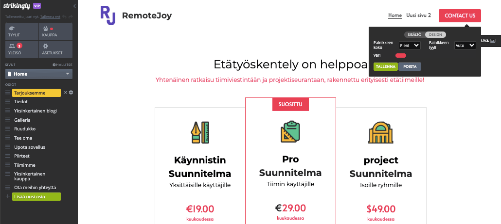 Verkkosivuston painikkeiden suunnittelu - Kuinka se voi auttaa silmiinpistävästi - Intuitive Design Tools Verkkosivuston painikkeiden suunnittelu - Kuinka se voi auttaa silmiinpistävästi - Intuitive Design Tools