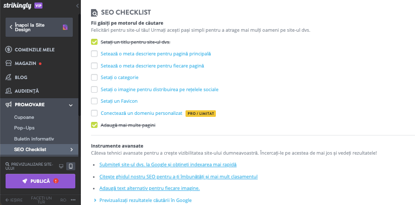 Utilizarea Strikingly pentru crearea de site-uri atractive pentru bloguri financiare - optimizarea SEO Utilizarea Strikingly pentru crearea de site-uri atractive pentru bloguri financiare - optimizarea SEO