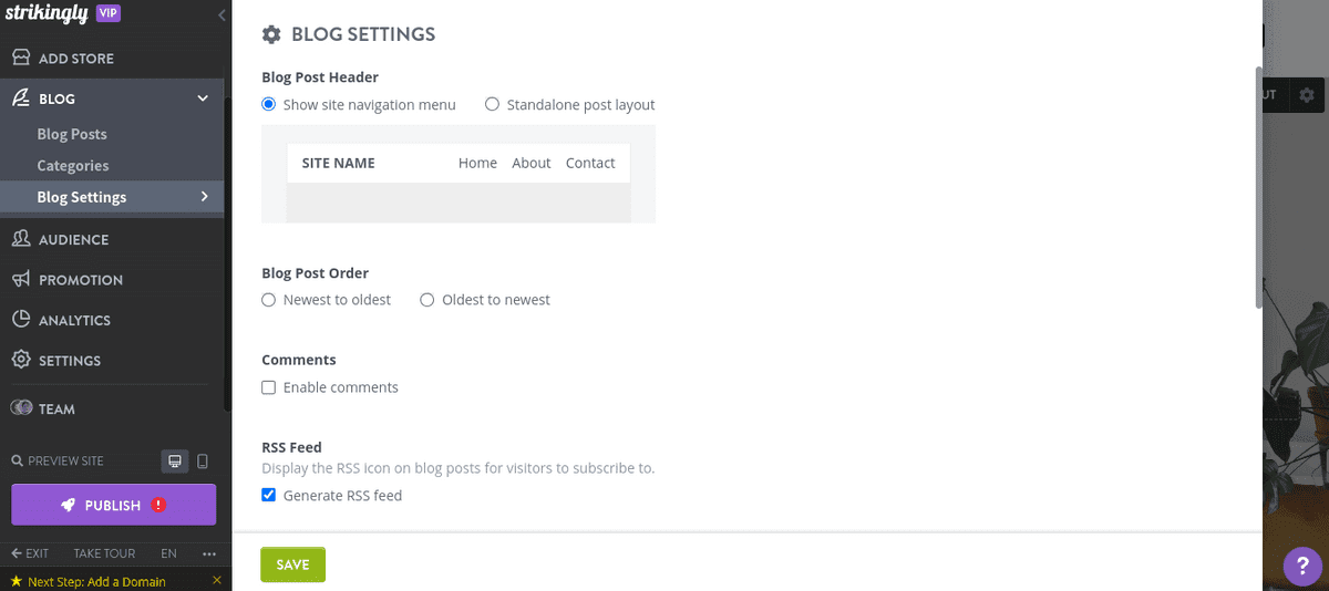 Mở khóa sức mạnh của RSS Feed với Strikingly Mở khóa sức mạnh của RSS Feed với Strikingly