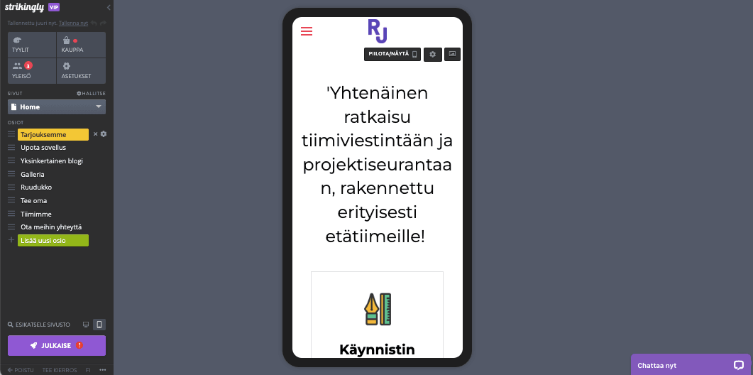 Silmiinpistävää menestyneille yrittäjille - mobiiliresponsiivisuus Silmiinpistävää menestyneille yrittäjille - mobiiliresponsiivisuus
