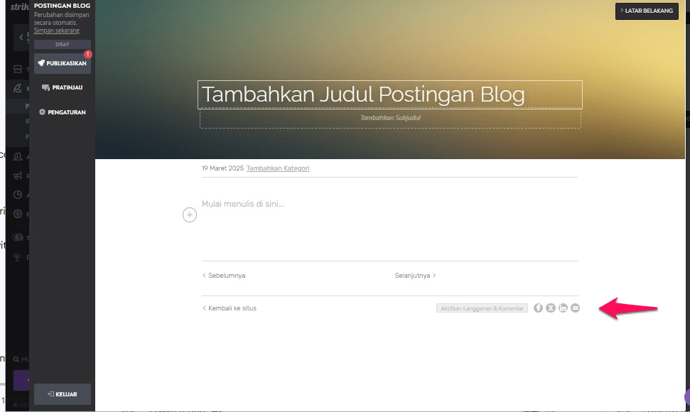 Bagaimana Strikingly Dapat Membantu Meningkatkan Keterlibatan Media Sosial - Tombol Media Sosial Bagaimana Strikingly Dapat Membantu Meningkatkan Keterlibatan Media Sosial - Tombol Media Sosial
