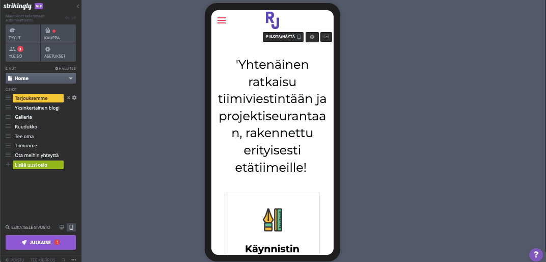 Miten Strikingly-verkkosivustot varmistavat suorituskyvyn ja turvallisuuden - mobiilioptimointi Miten Strikingly-verkkosivustot varmistavat suorituskyvyn ja turvallisuuden - mobiilioptimointi