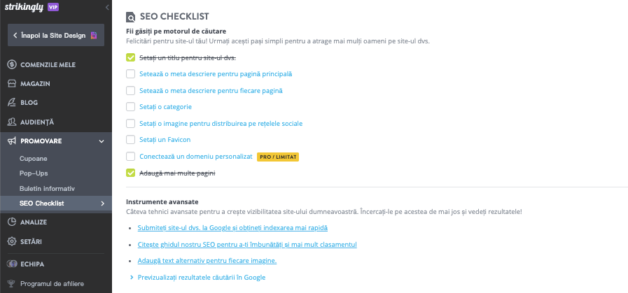 Cum poate Strikingly să ajute la optimizarea conținutului site-ului dvs.? Cum poate Strikingly să ajute la optimizarea conținutului site-ului dvs.?