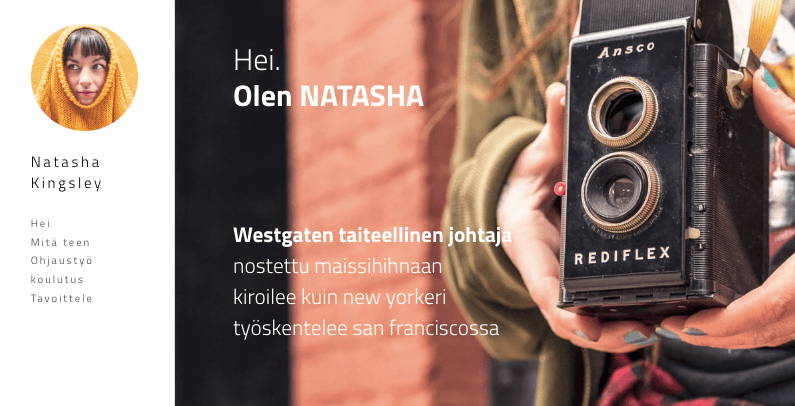 Natasha Kingsley -malli Strikinglyltä Natasha Kingsley -malli Strikinglyltä
