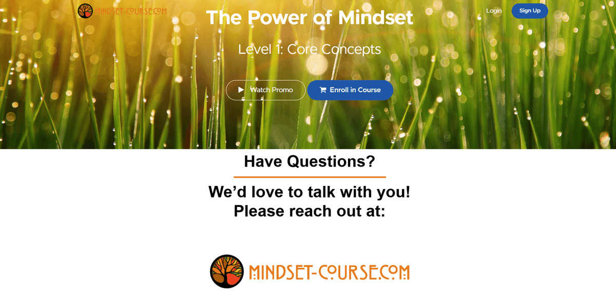 Kurs online Mindset Kurs online Mindset