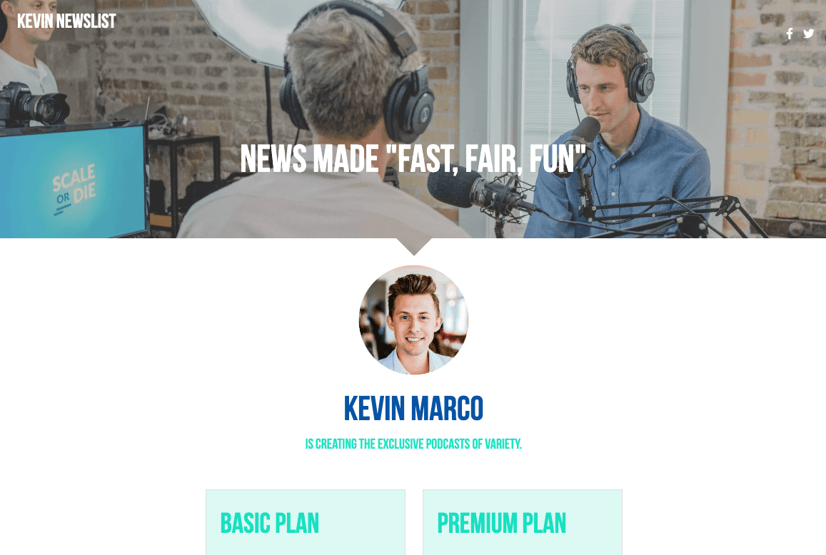 Podcasts Template from Strikingly Podcasts Template from Strikingly