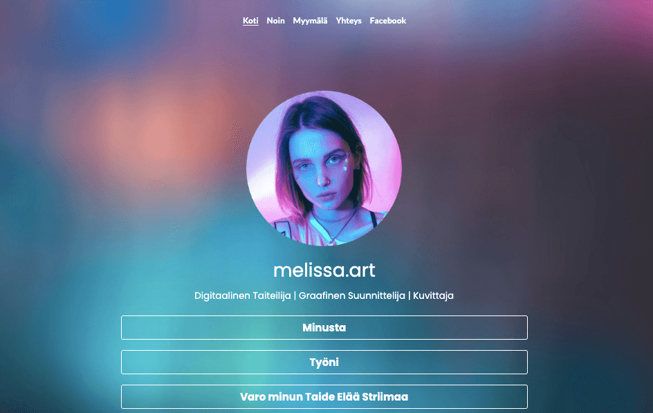 Melissa.Art-malli Strikinglystä Melissa.Art-malli Strikinglystä