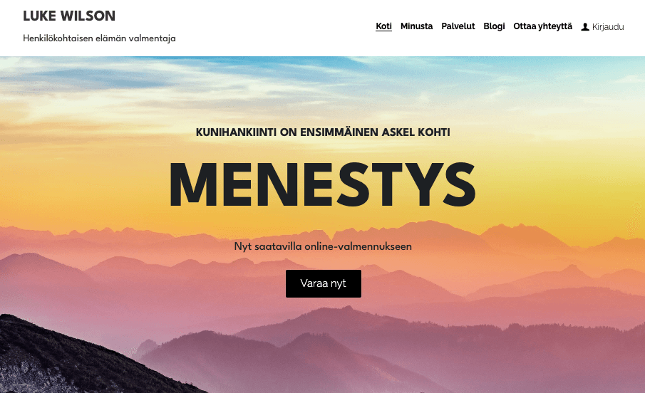 Henkilökohtainen elämänvalmentajamalli Henkilökohtainen elämänvalmentajamalli