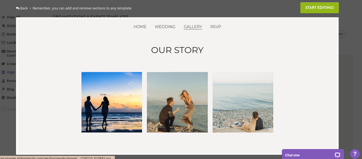 Strikingly pentru o prezență sporită pe rețelele sociale - apel vizual Strikingly pentru o prezență sporită pe rețelele sociale - apel vizual