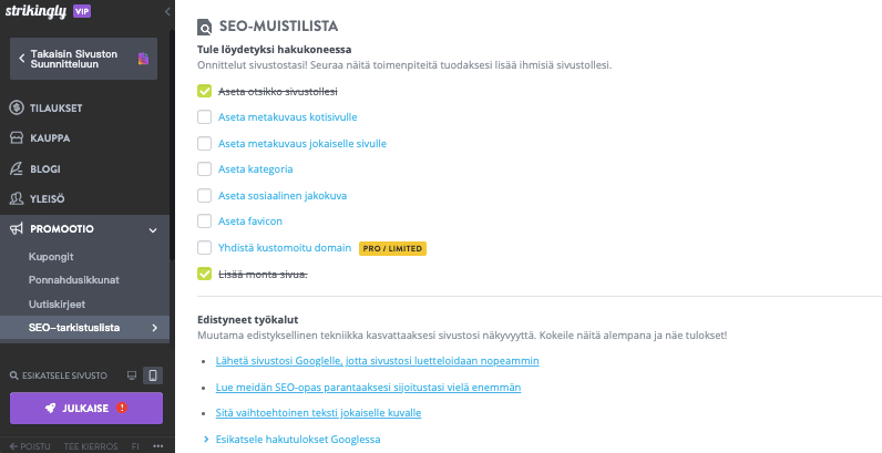 Kuinka Strikingly voi auttaa mobiilistrategiaa yrityksellesi - Mobiili-SEO Kuinka Strikingly voi auttaa mobiilistrategiaa yrityksellesi - Mobiili-SEO