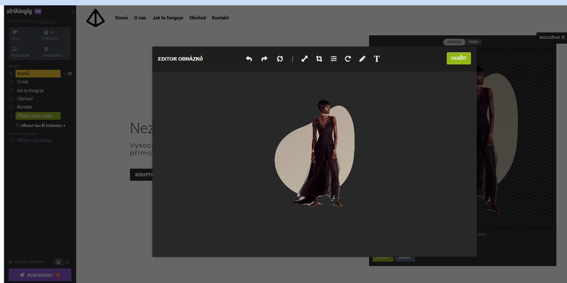 Editor fotografií Strikingly Editor fotografií Strikingly