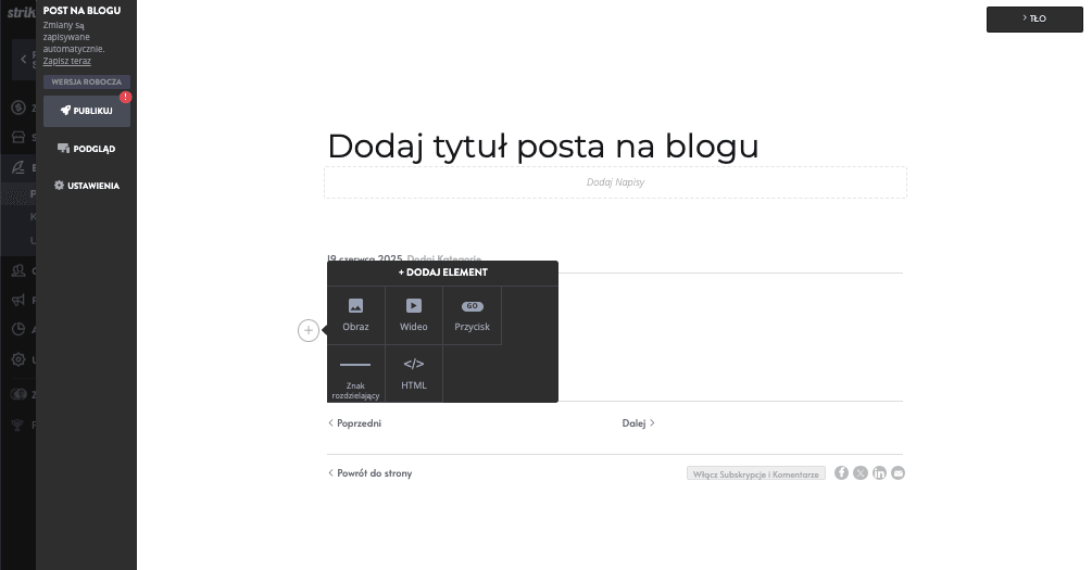 Zaplanuj swój wpis na blogu - Blogowanie ze Strikingly - Utwórz i opublikuj wpis na blogu Zaplanuj swój wpis na blogu - Blogowanie ze Strikingly - Utwórz i opublikuj wpis na blogu
