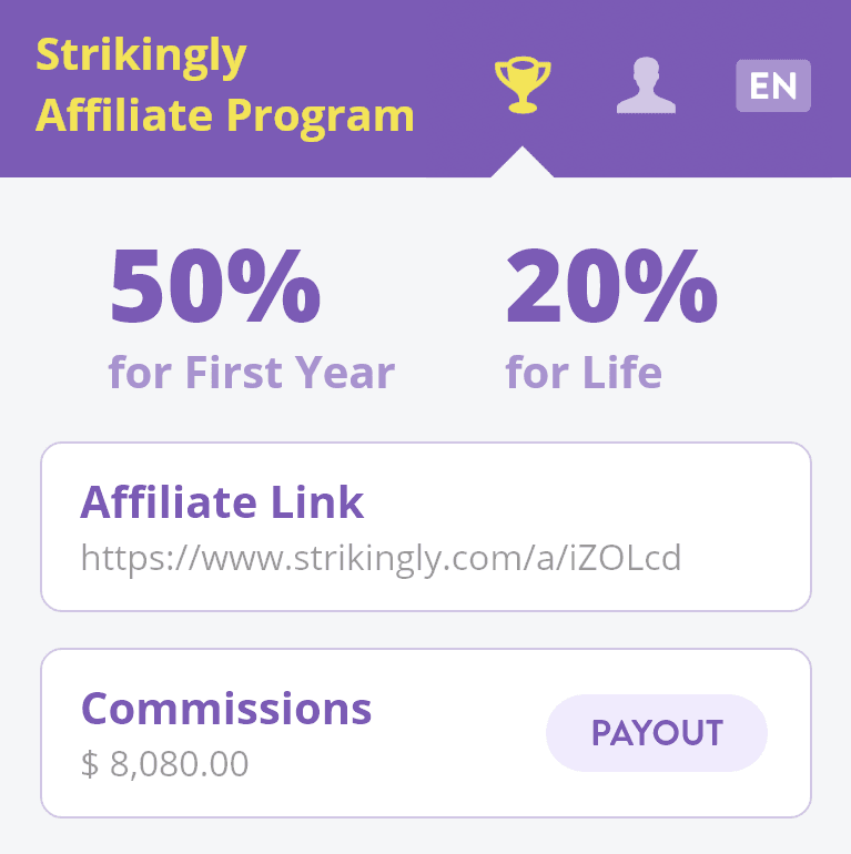 Strikingly Affiliate Ohjelma Strikingly Affiliate Ohjelma