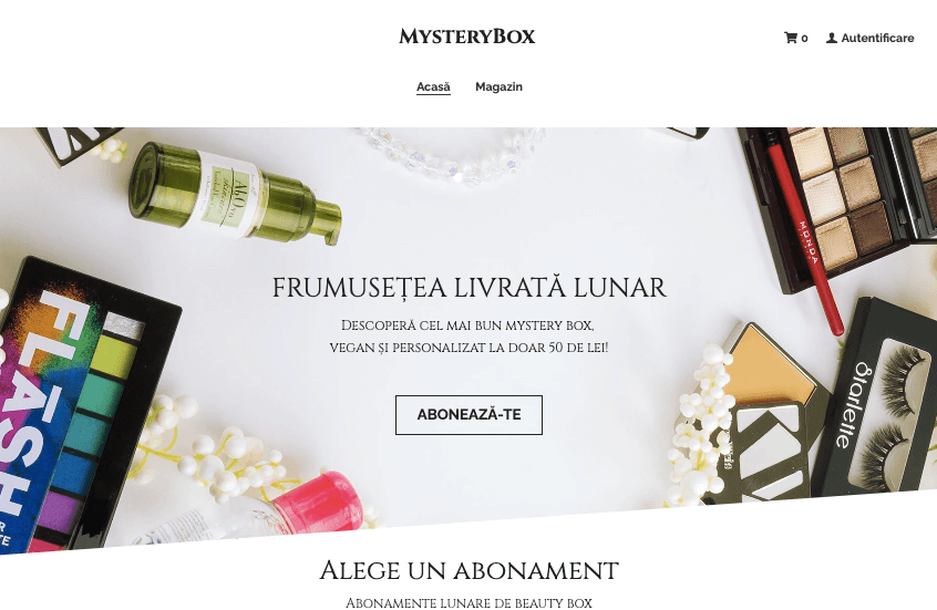 Template Mystery Box de la Strikingly Template Mystery Box de la Strikingly