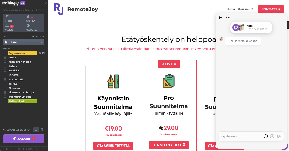 Kuinka brändit voivat parantaa asiakastyytyväisyyttään huomattavasti - Käyttäjäystävällisen ja esteettisesti miellyttävän verkkosivuston rakentaminen - Live-chat ja yhteydenottolomakkeet Kuinka brändit voivat parantaa asiakastyytyväisyyttään huomattavasti - Käyttäjäystävällisen ja esteettisesti miellyttävän verkkosivuston rakentaminen - Live-chat ja yhteydenottolomakkeet