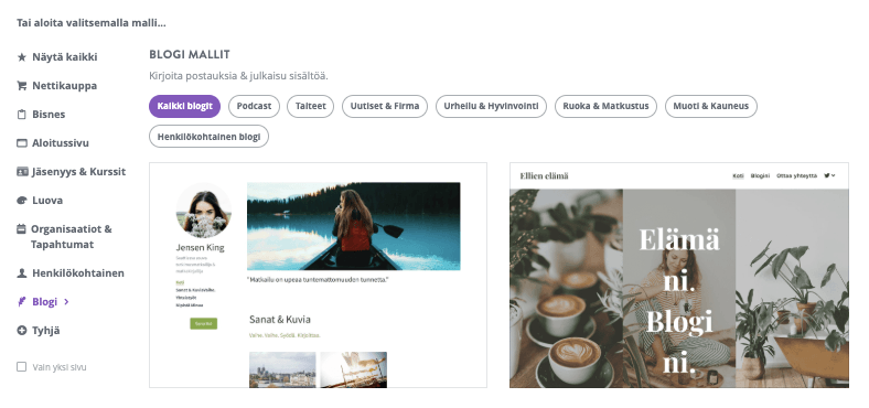 Kuinka luoda menestyvä verkkosivusto Strikingly-työkalulla - Valitse mallipohja Kuinka luoda menestyvä verkkosivusto Strikingly-työkalulla - Valitse mallipohja