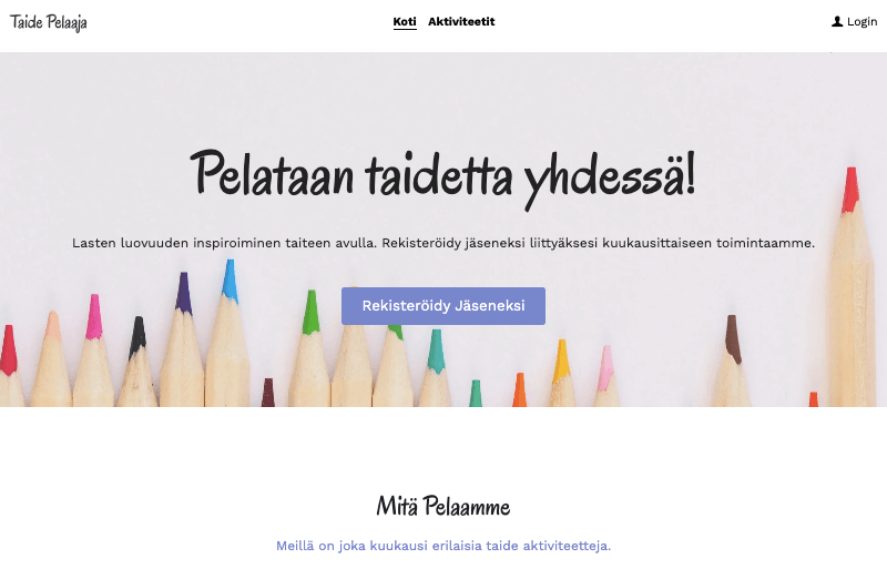 Art Player -malli Strikinglyltä Art Player -malli Strikinglyltä