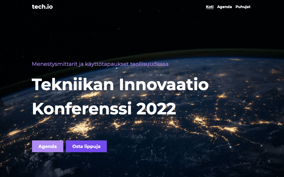Tech.io-malli Strikinglyltä Tech.io-malli Strikinglyltä