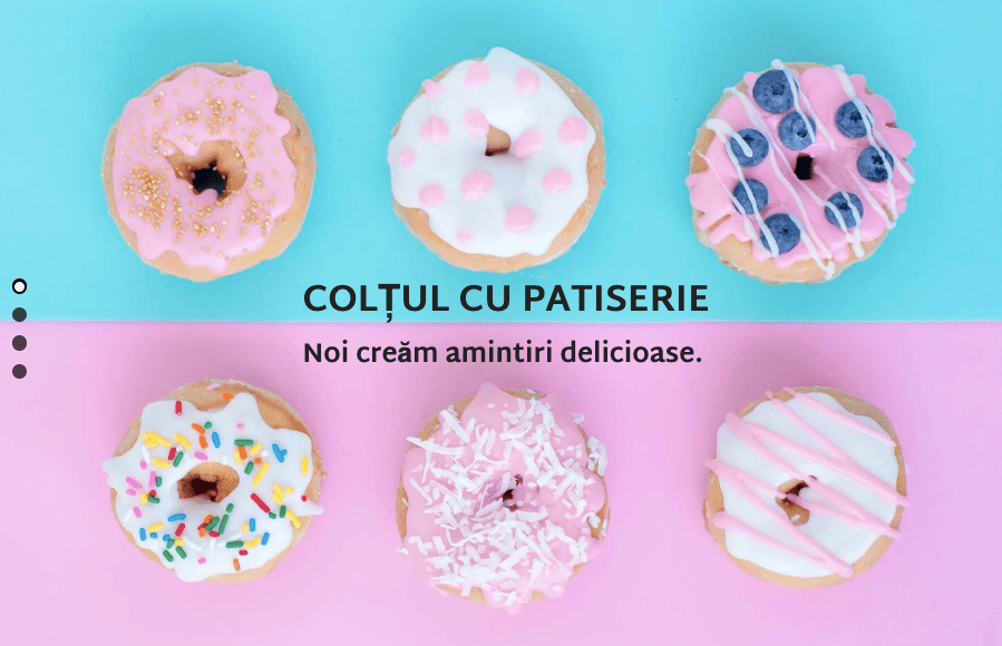 Template Pastry Corner de la Strikingly Template Pastry Corner de la Strikingly