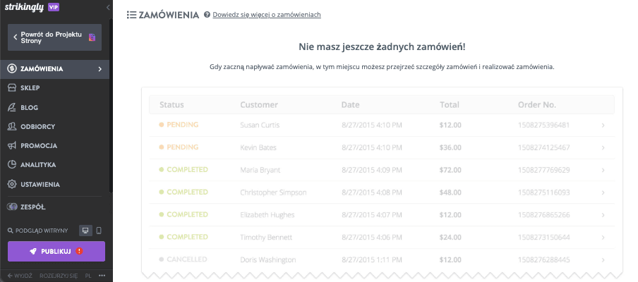 Jak marki mogą wykorzystać Strikingly, aby zwiększyć wskaźnik satysfakcji klientów - Budowanie przyjaznej dla użytkownika i estetycznej strony internetowej - Śledzenie i zarządzanie zamówieniami Jak marki mogą wykorzystać Strikingly, aby zwiększyć wskaźnik satysfakcji klientów - Budowanie przyjaznej dla użytkownika i estetycznej strony internetowej - Śledzenie i zarządzanie zamówieniami