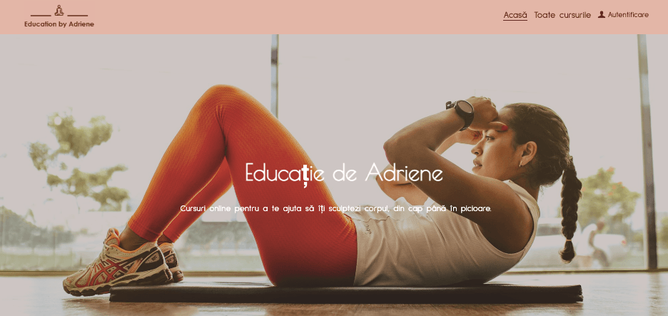 Template Adriene de la Strikingly Template Adriene de la Strikingly