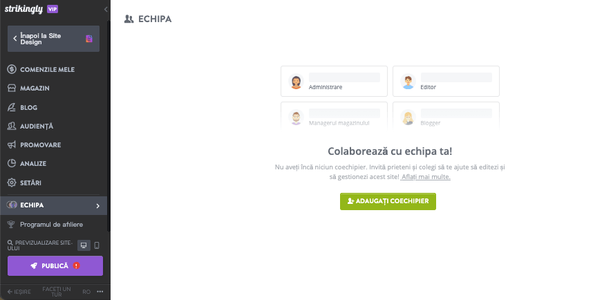 Colaborare eficientăConturi de echipă Colaborare eficientăConturi de echipă