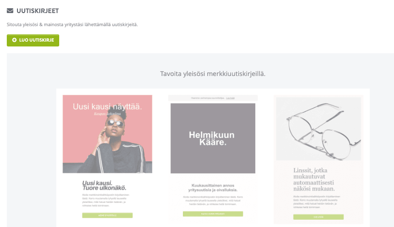 Strikinglyn Uutiskirjetoiminto Strikinglyn Uutiskirjetoiminto