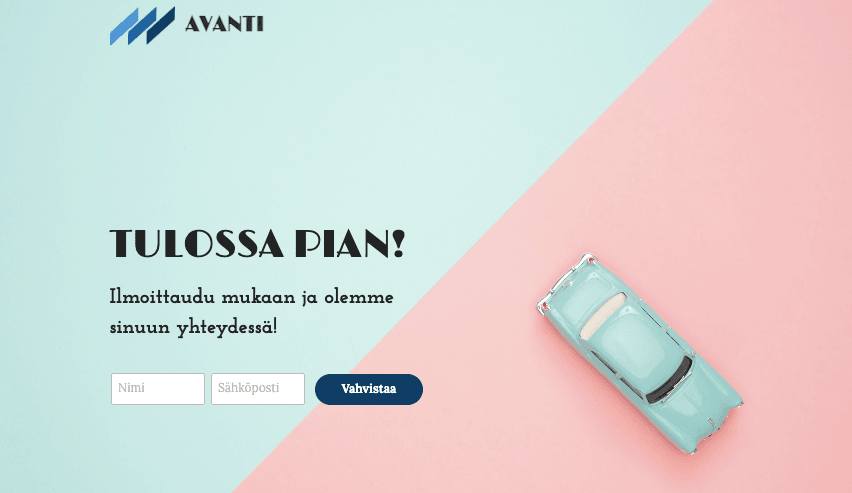 Avanti-malli Strikinglyltä Avanti-malli Strikinglyltä