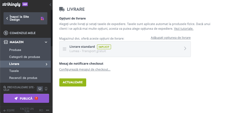 Oferă multiple metode de livrare Oferă multiple metode de livrare