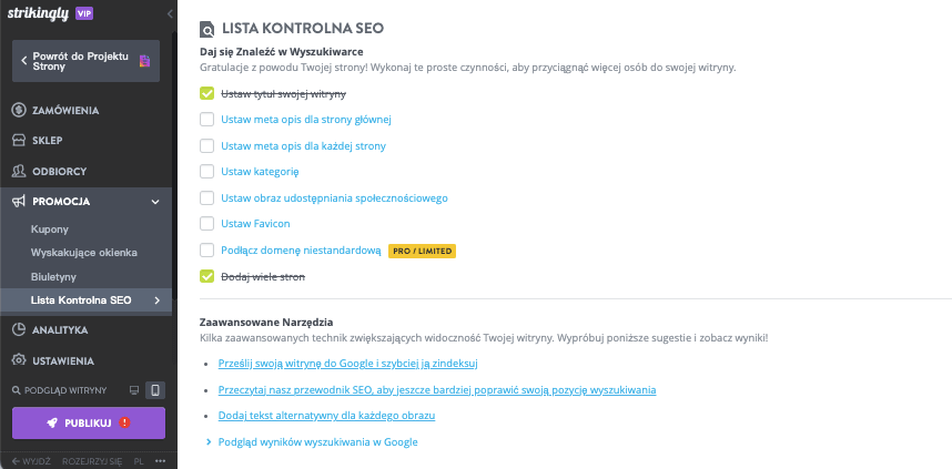 Sprzedawaj towary z sukcesem dzięki Strikingly – narzędziom przyjaznym SEO Sprzedawaj towary z sukcesem dzięki Strikingly – narzędziom przyjaznym SEO