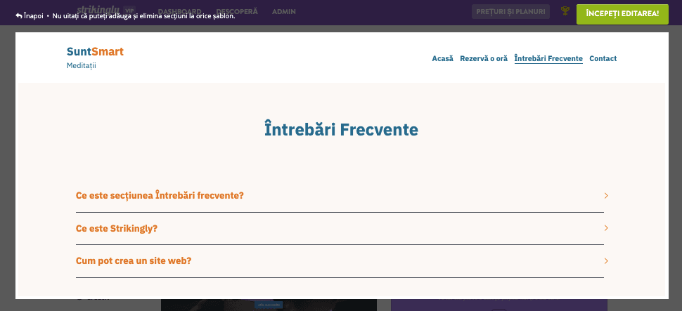 Implementați un serviciu clienți bun cu Strikingly - Secțiunea de întrebări frecvente Implementați un serviciu clienți bun cu Strikingly - Secțiunea de întrebări frecvente