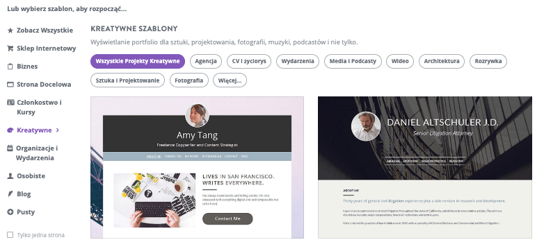 Wyjątkowo dla solopreneurów – wybierz szablon Wyjątkowo dla solopreneurów – wybierz szablon