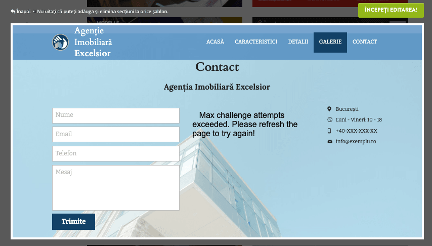 Înființați o companie imobiliară cu Strikingly - Configurați formulare de contact Înființați o companie imobiliară cu Strikingly - Configurați formulare de contact
