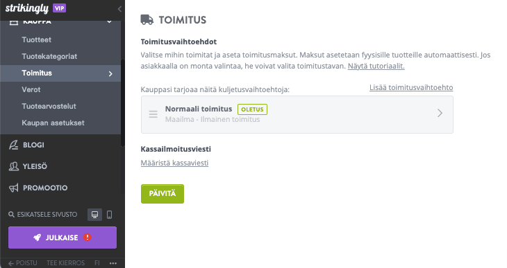 Kuinka voit toteuttaa toimitusstrategian silmiinpistävästi - Tarjoa useita toimitustapoja Kuinka voit toteuttaa toimitusstrategian silmiinpistävästi - Tarjoa useita toimitustapoja