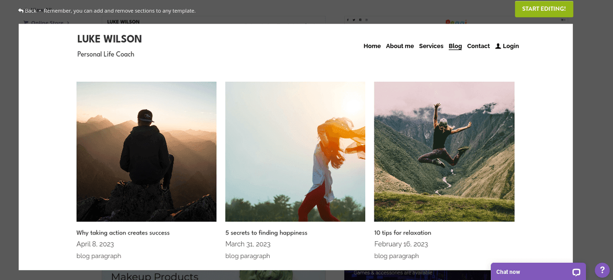 Jak Strikingly może pomóc w reklamie fitness - blog lub zasoby fitness Jak Strikingly może pomóc w reklamie fitness - blog lub zasoby fitness