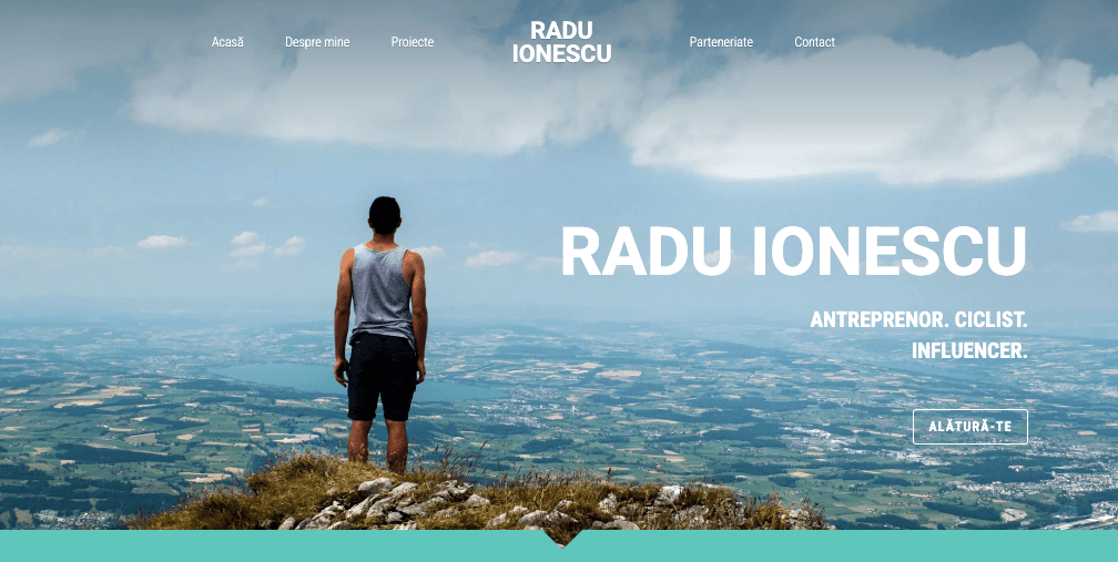 Șablon luminos de la Strikingly Șablon luminos de la Strikingly