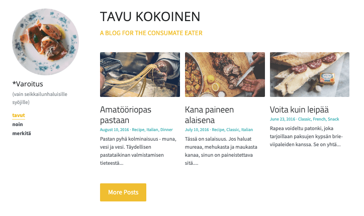 Byte Sized Template Strikinglyltä Byte Sized Template Strikinglyltä