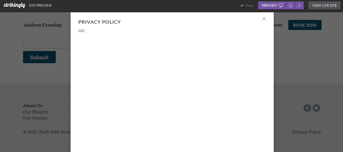 Memanfaatkan Strikingly Untuk Kepatuhan Kebijakan Privasi - Periksa Situs Web Anda Memanfaatkan Strikingly Untuk Kepatuhan Kebijakan Privasi - Periksa Situs Web Anda