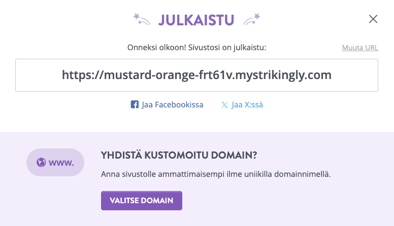 Strikingly HTTPS ilmaiseksi sivustolle Strikingly HTTPS ilmaiseksi sivustolle
